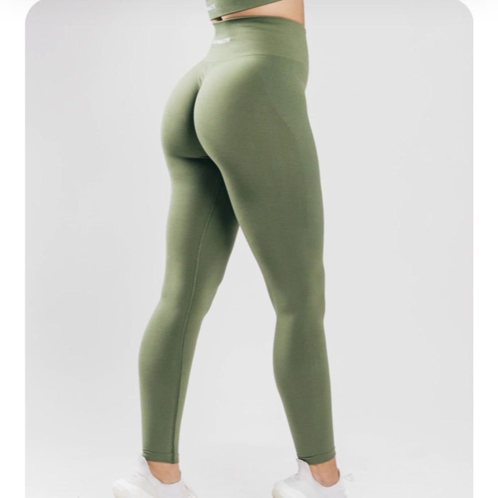 Alphalete Amplify Leggings Dusty Green Medium